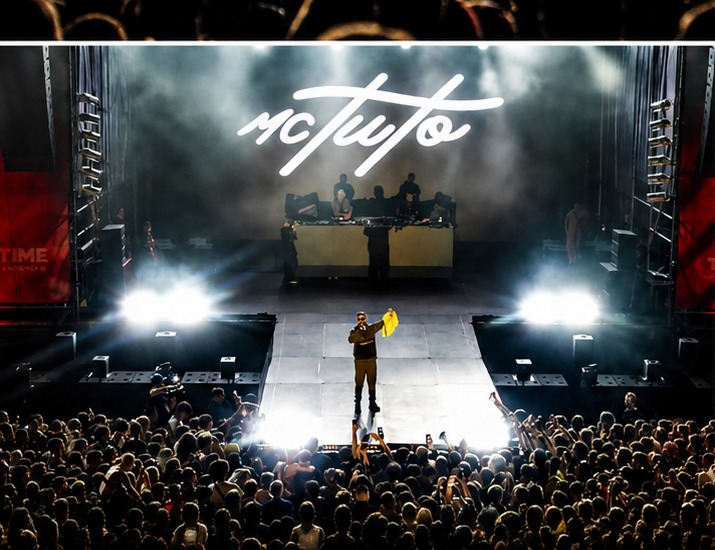 Show do MC Tuyo no palco